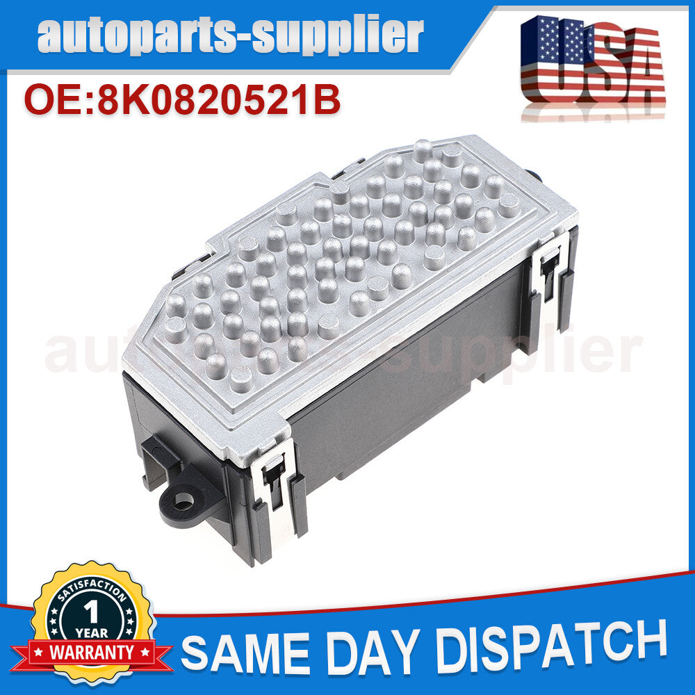 Heater, air conditioner, air conditioner blower motor resistor suitable for Audi A4 Q5 S8 8K0820521B