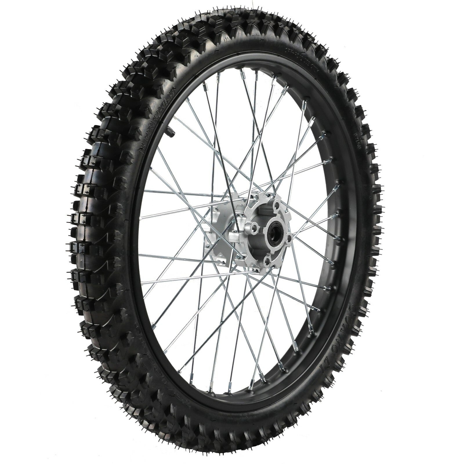 19-inch/16-inch wheels, 70/100-19 + 90/100-16 rim assembly, Dirt Pit bicycle, 150cc/160cc.