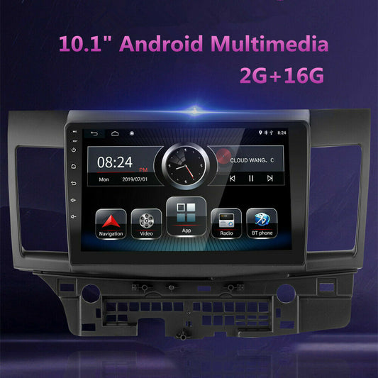 2Din 10.1 Android 2+16GB Bluetooth Wifi Radio GPS Player for Mitsubishi Lancer