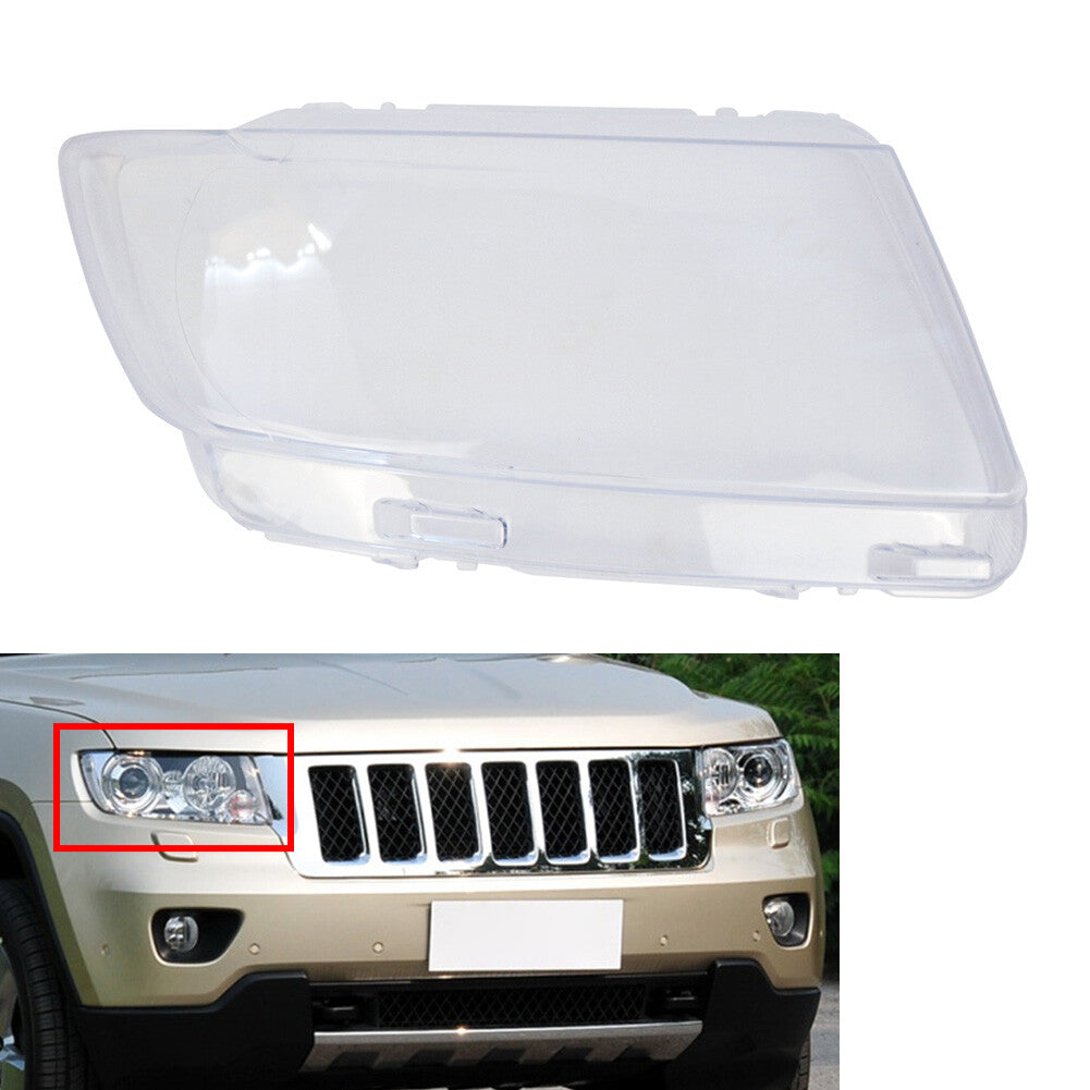 Headlight Lens Cover Headlamp Shell Fit for Jeep Grand Cherokee Compass