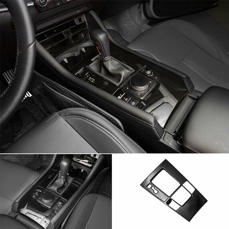 for Mazda 3 Axela 2019-2022 New Black Inner Console Gear Shift Panel Trim Cover