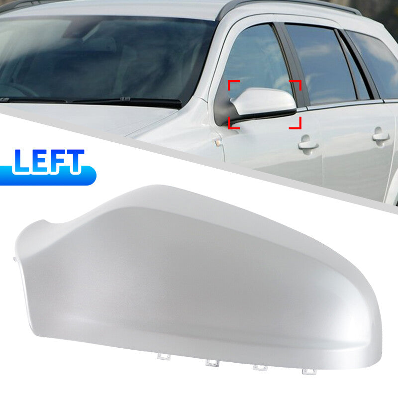 Door Wing Mirror Cover Cap Gray Left Driver for Opel for Vauxhall Astra H 2004-2009