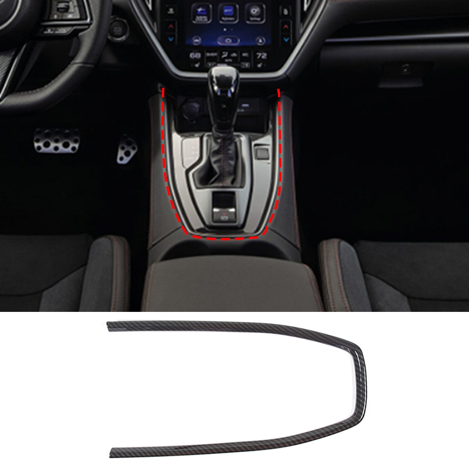 Suitable for Hummer H2 2003-2009 High Mount 3rd Brake Light Decorative Cover (Aluminum)