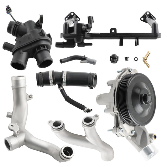Fit for Land Rover for Range Rover 5.0L 3.0L Upgraded Cooling Water Pump Pipe System Kit