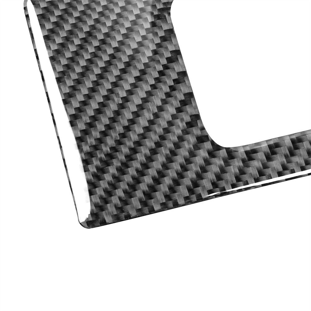 Carbon Fiber Center Air Vent Outlet Decorative Cover Trim for Volvo V60 2010-17