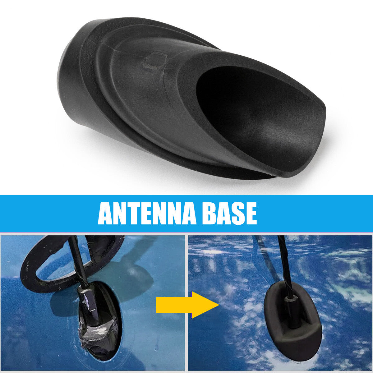 Antenna Base Mount Radio Antenna Ornament 86392-0C030 for Toyota Tundra 2014-20
