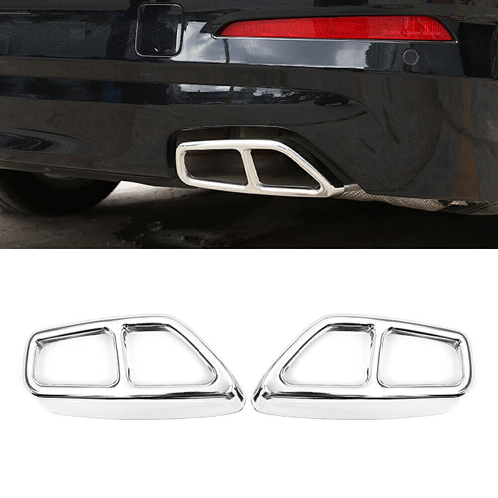 for BMW 5 Series G30 G31 2018-2022 Exhaust Muffler Pipe Tip Tailpipe Cover Trim