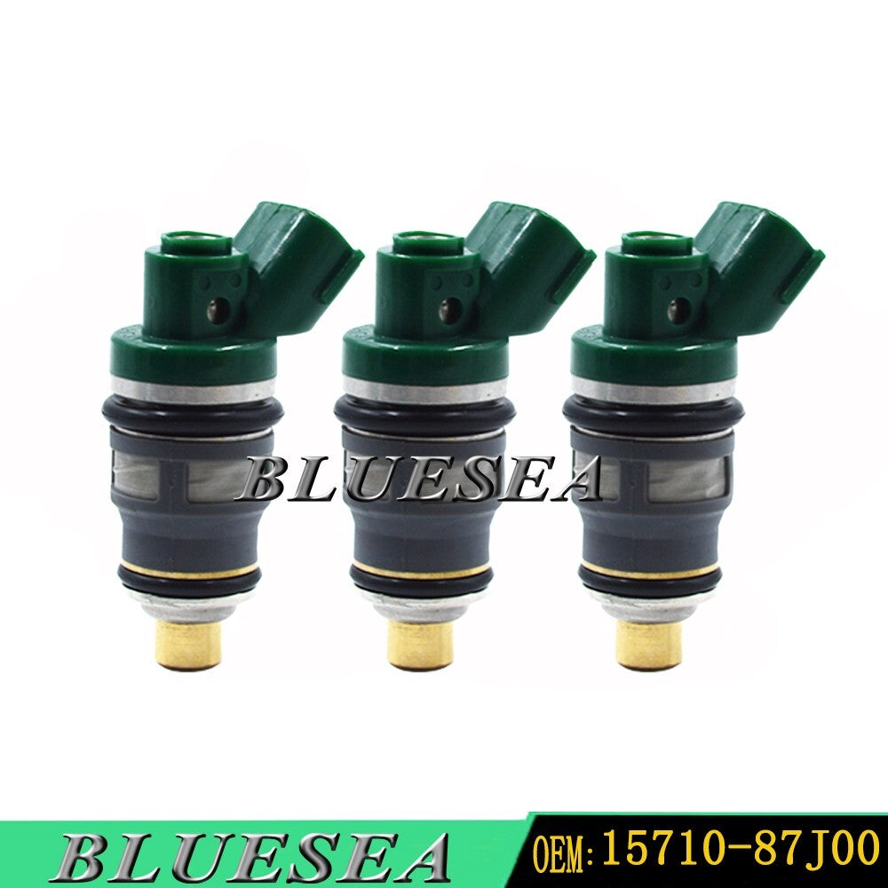 Set of 3 15710-87J00 Fuel Injectors for Suzuki DF40 DF50 1999-2010 UE