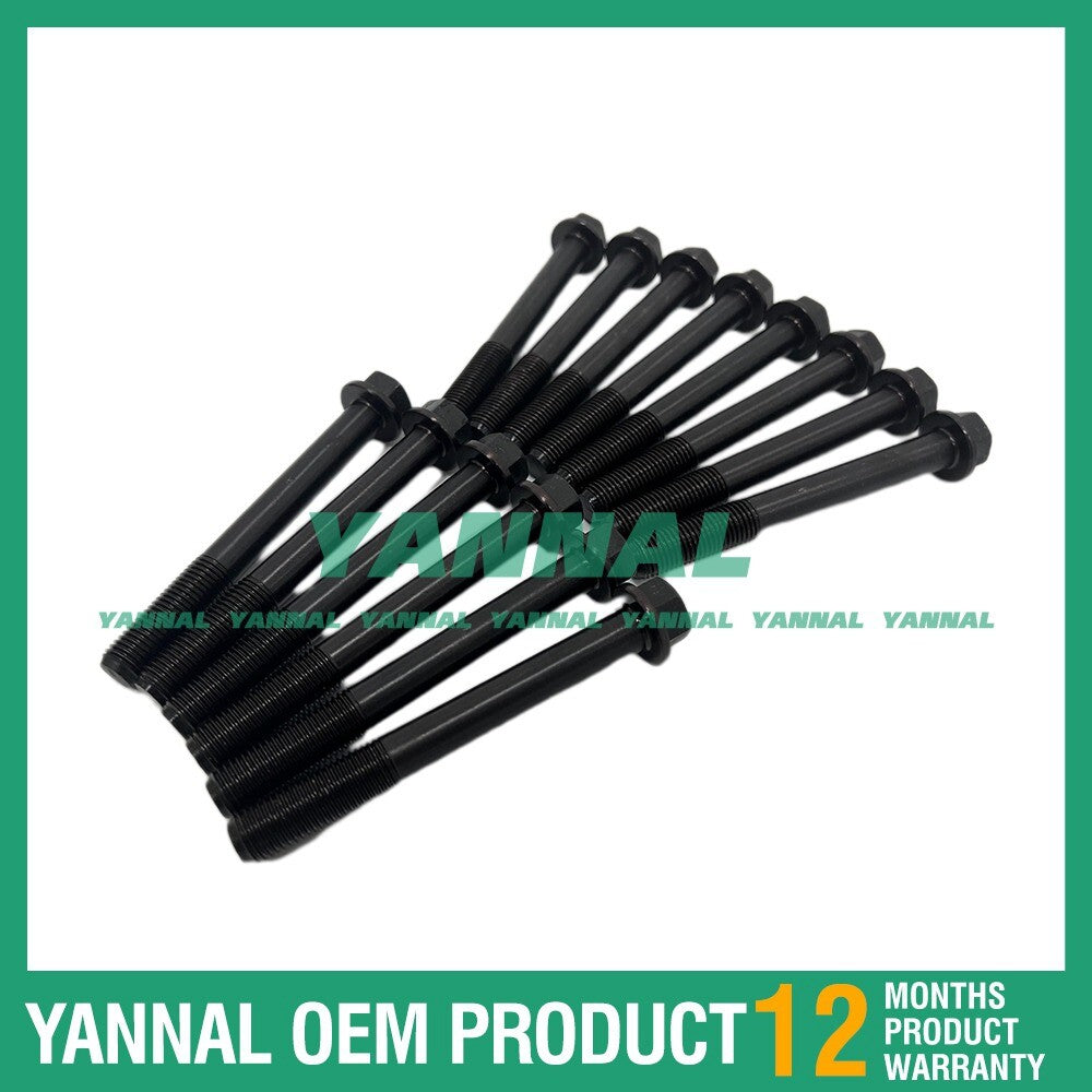 14X cylinder head bolts for Yanmar 3TNV70 engine and 20C tractor