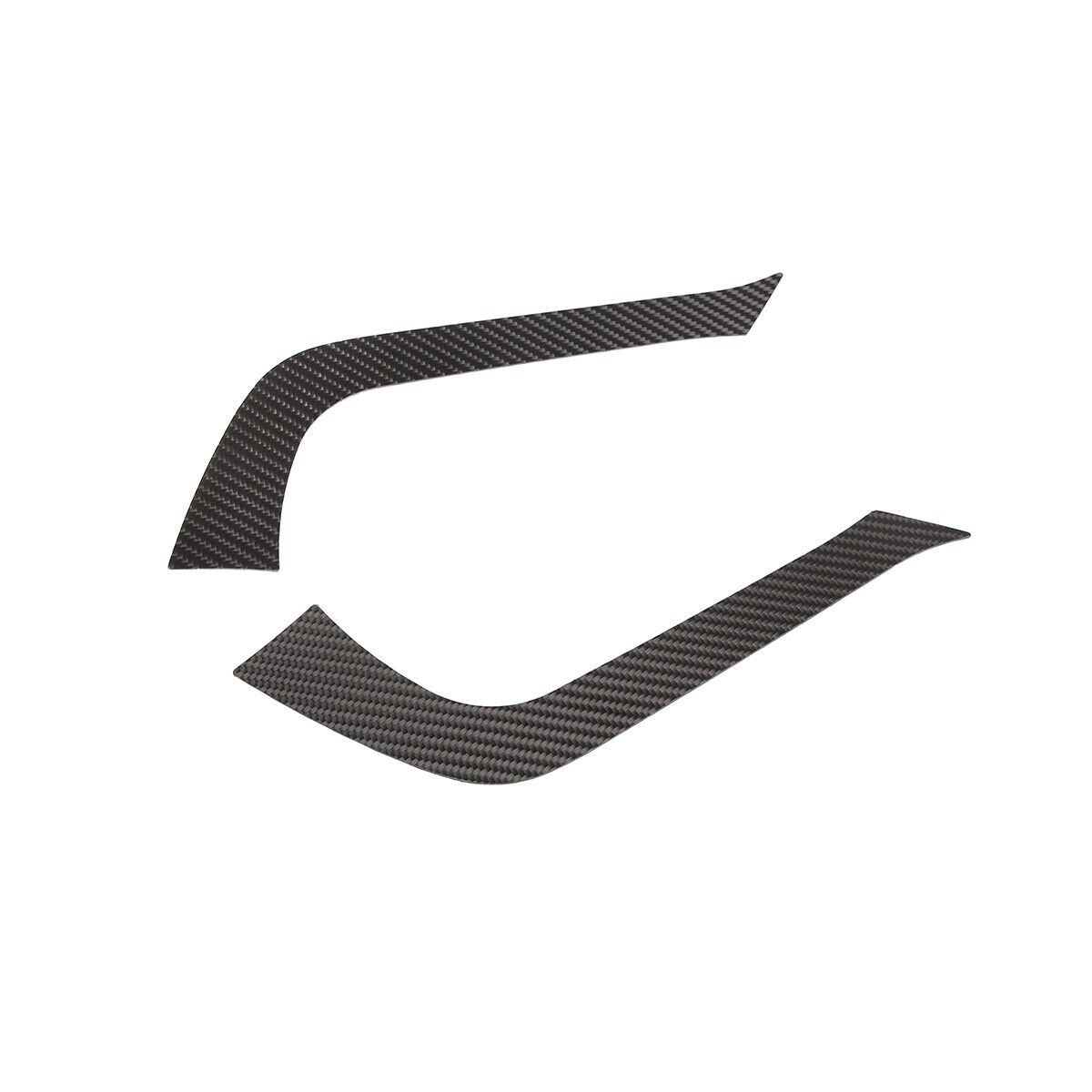 2¡ÁCarbon Fiber Front Fog Light Lamp Eyebrow Cover for Honda for Civic 11th 2022 2023