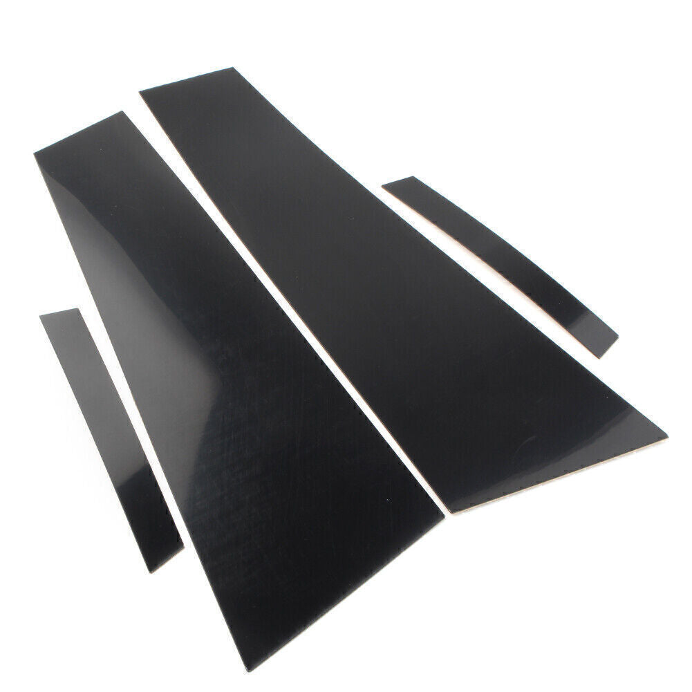Door Window Pillar Post Cover Trim for MERCEDES CLS C219 2006 - 2011 Gloss Black
