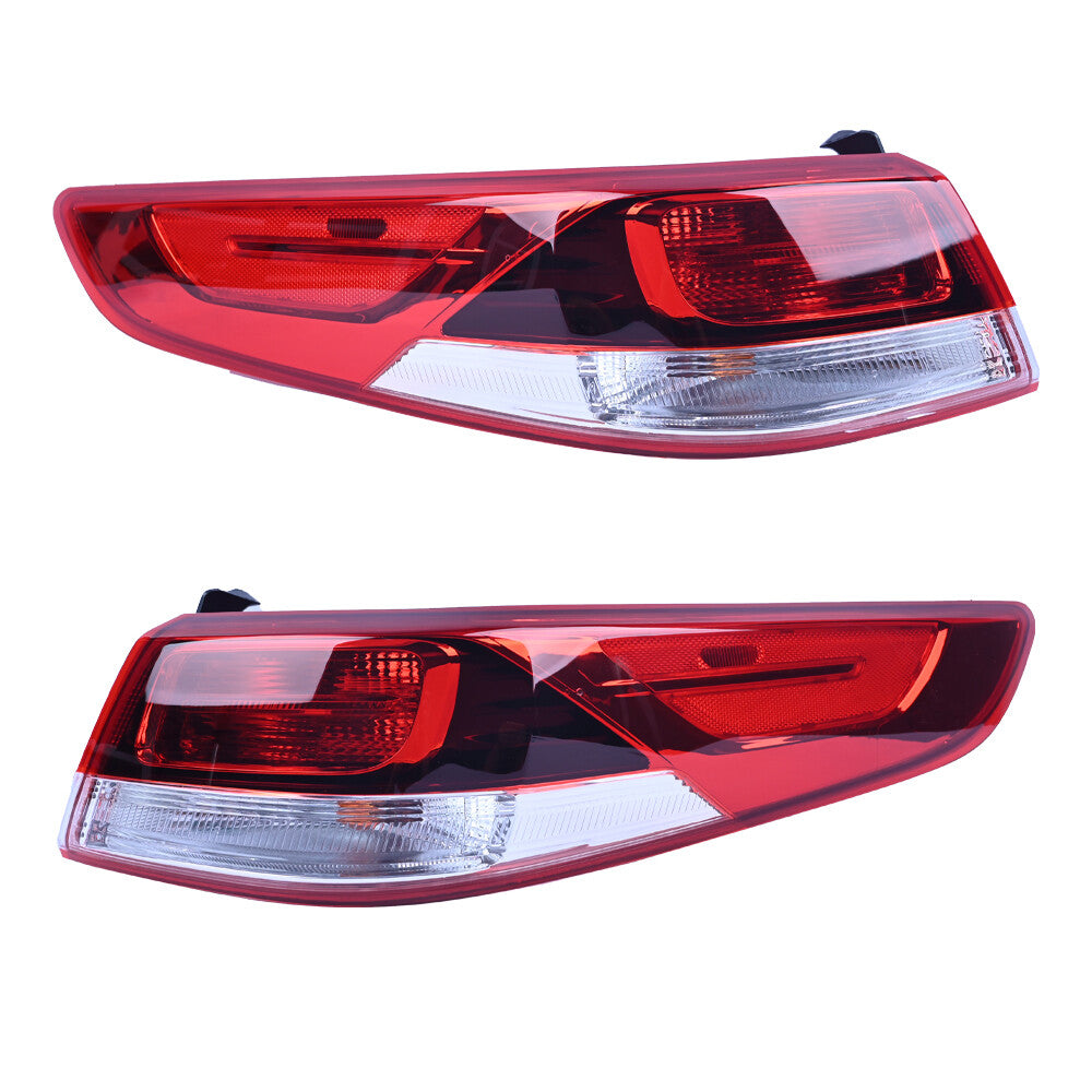 Pair LH + RH Outer Halogen Tail Light Fits 2016-2020 for Kia Optima Sedan