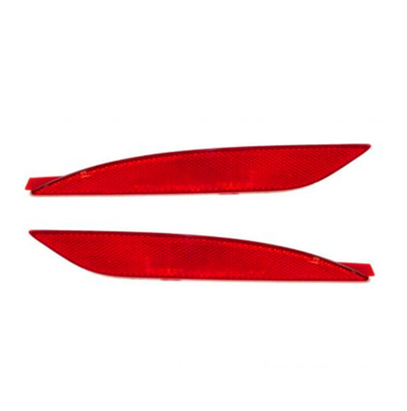 Pair Rear Bumper Red Reflector Lens for Hyundai Sonata 2011-2013