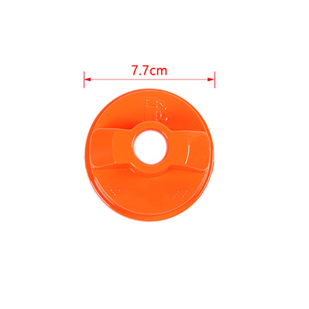 for Jeep for Wrangler JK JL 2007-23 Inner Fuel Tank Cap Door Gas Filler Cover Orange
