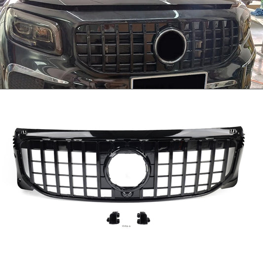 GTR Style Front Bumper Hood Grille for Benz GLB Class W247 X247 GLB250 19-22 21