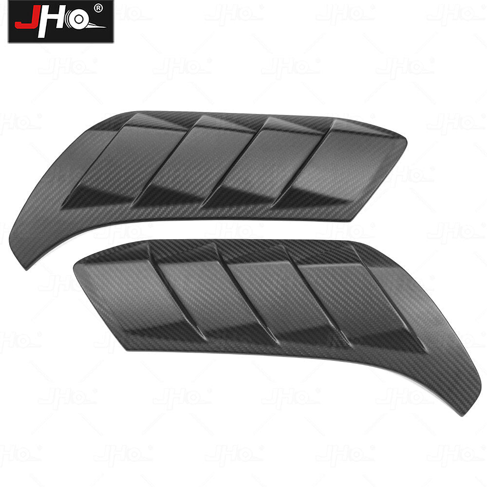 2PCS Carbon Fiber Side Wing Air Flow Fender Vent Covers for Ford Bronco