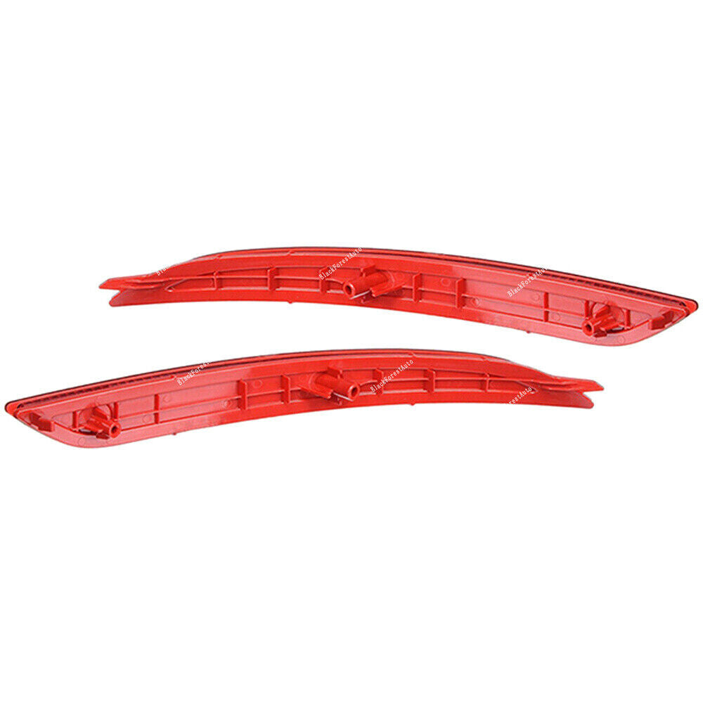 2X for Hyundai for Elantra Sedan 2014-2016 Rear RightLeft Bumper Reflector Red