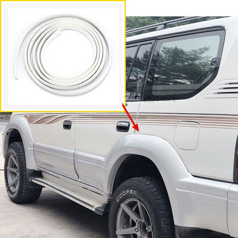 White for Land Cruiser 80 4500 1991-1997 Fender Flares Wheel Arches Lining 1.5M