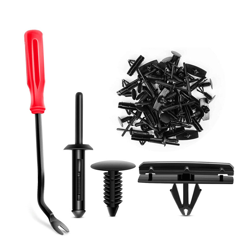 60-piece automotive body ABS promotional rivet fastener decorative panel molding clamp tool kit