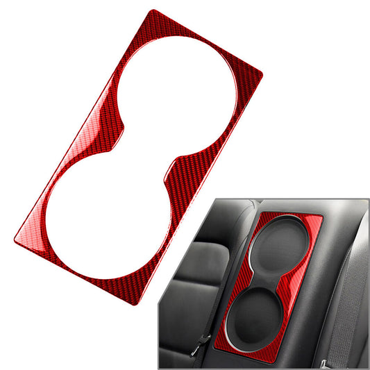Fit for Nissan GTR R35 2008-2020 Rear Loudspeaker Frame Cover Trim Carbon Fiber Red