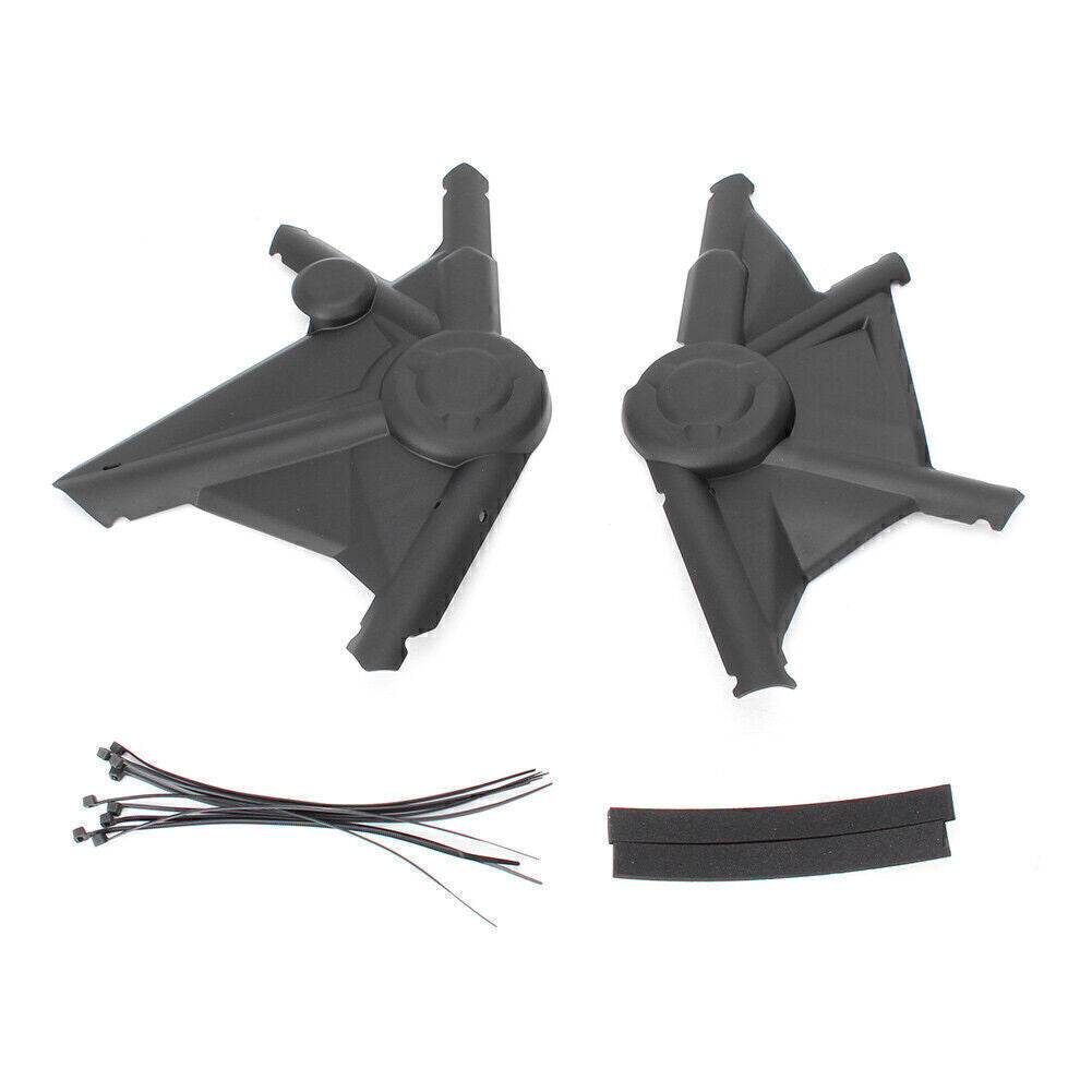 Upper Side Frame Panel Guard Protector Cover Black for BMW R1200GS ADV 2013-2017