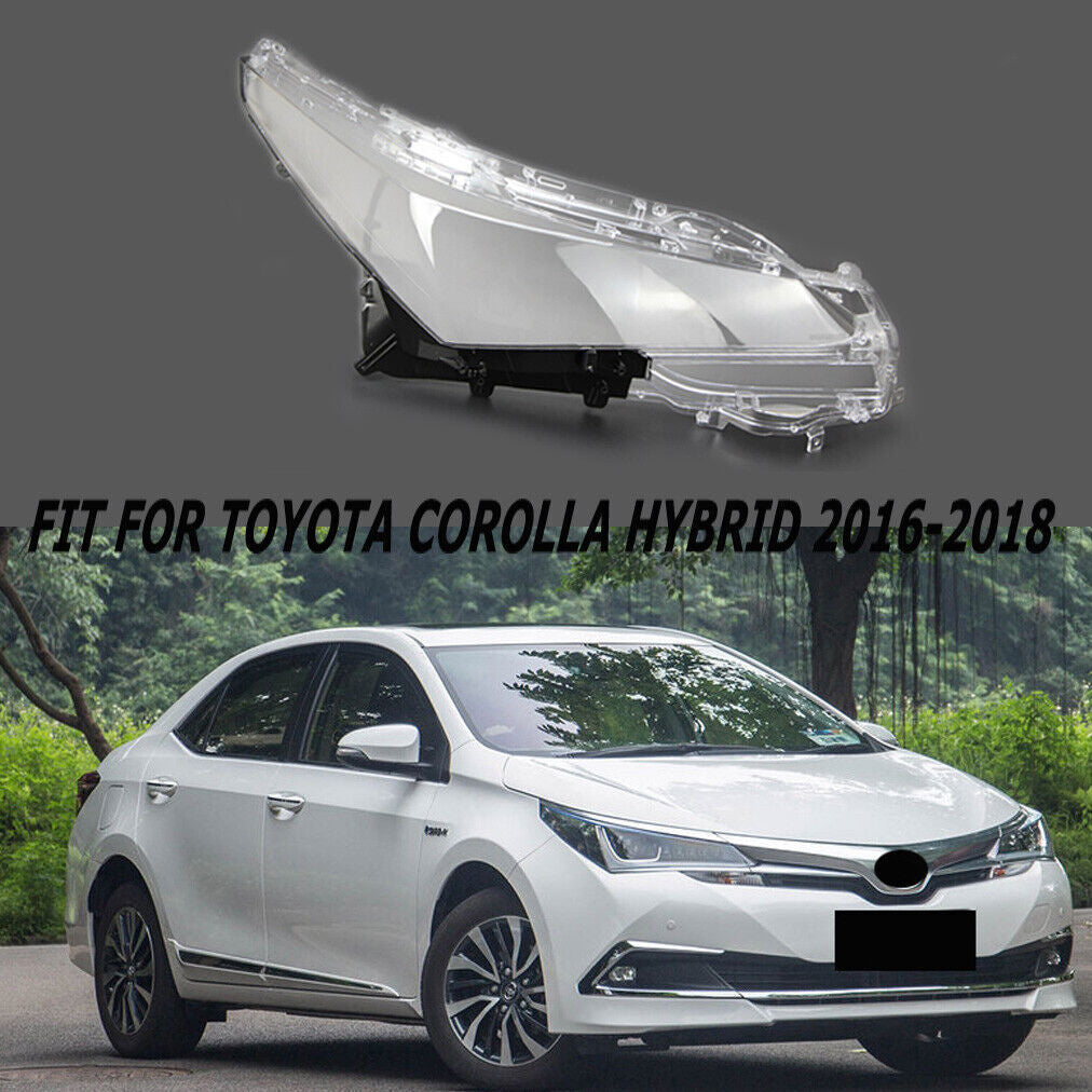 Headlight Lens Headlamp Shell Cover Cap for Toyota for Corolla Hybrid 2016-18 Right