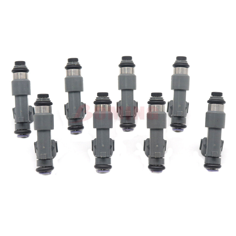 8-piece fuel injector set 16600-ZH00A for Nissan Titan Flex Fuel 2005-2006 5.6L V8, new.