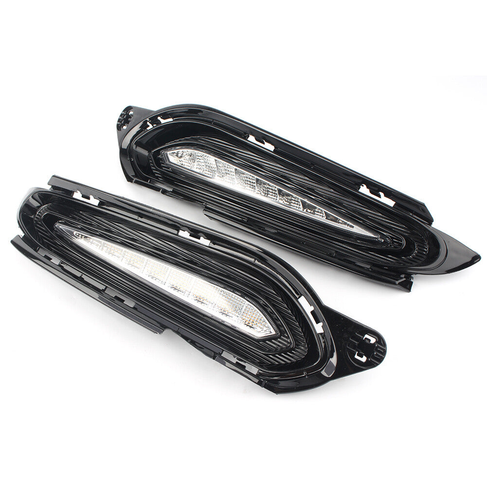 2X LED Daytime Running Fog Lights Lamp Turn Signal for Honda HRV Vezel 15- 18