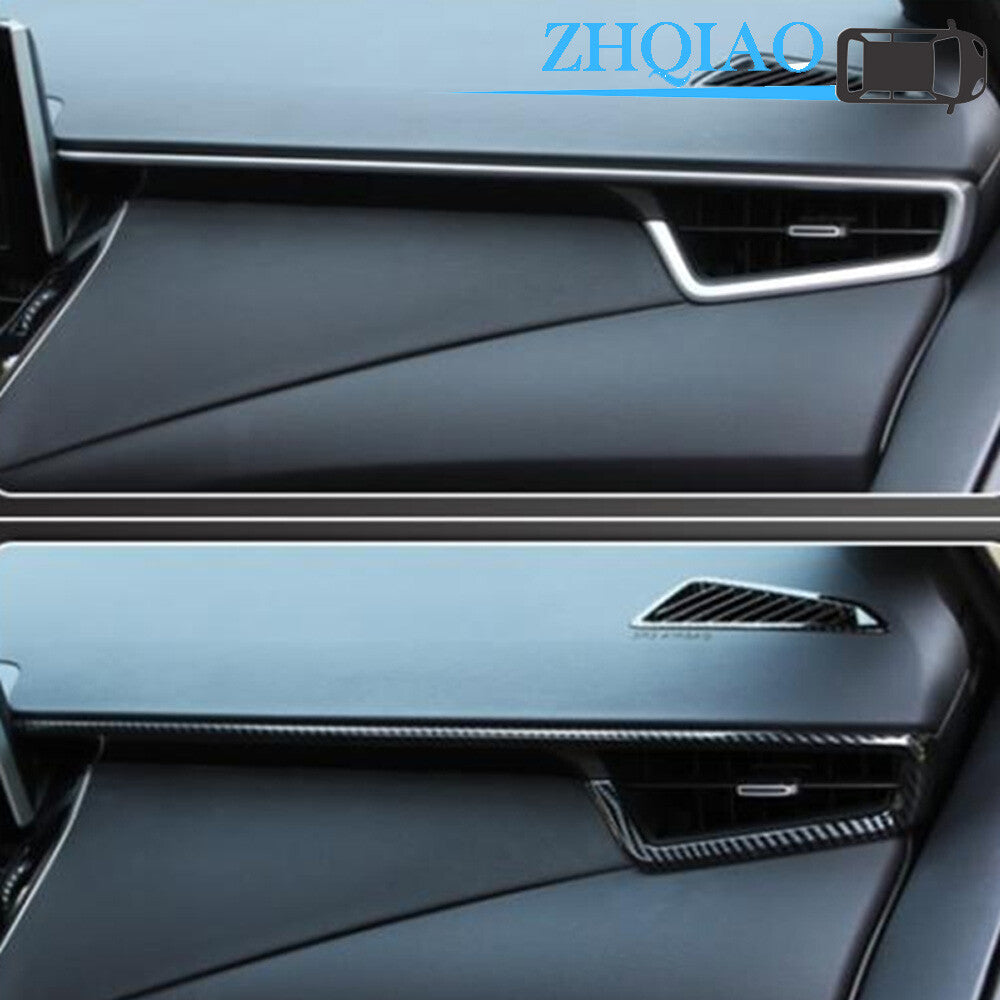 Carbon fiber style Air Vent Outlet Cover Trim Fits for Toyota NEW for Corolla 2019-2022