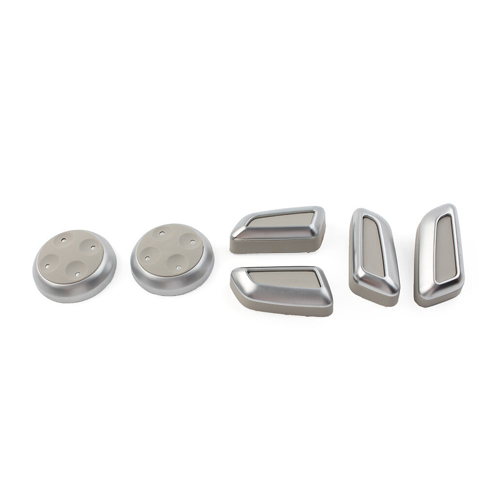 Fit for Audi A3 A4 A5 A6 A7 Q3 Q5 Car for Seat Switch Adjustment Button Cover Kit Grey