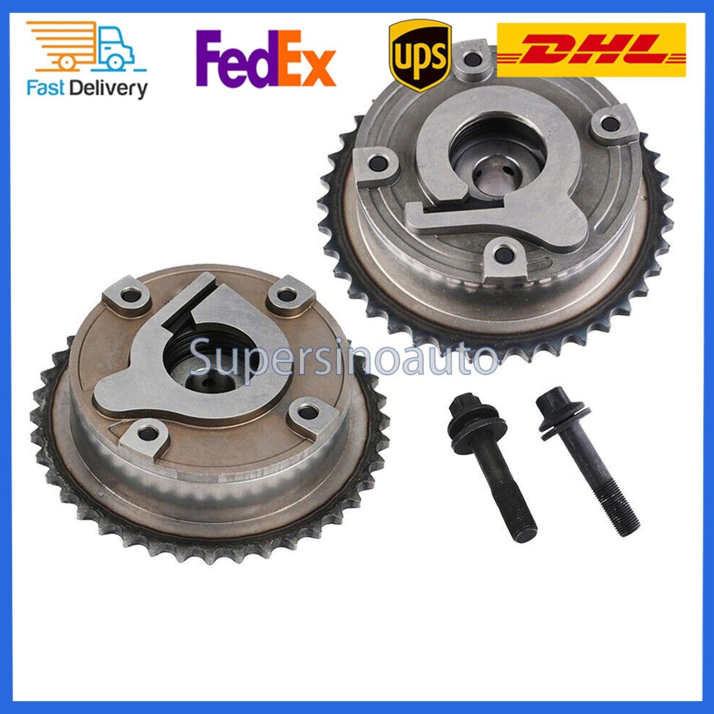 For 2007-16 for Mini Cooper 2X Intake Exhaust Camshaft Phaser VVT Gear With Bolts
