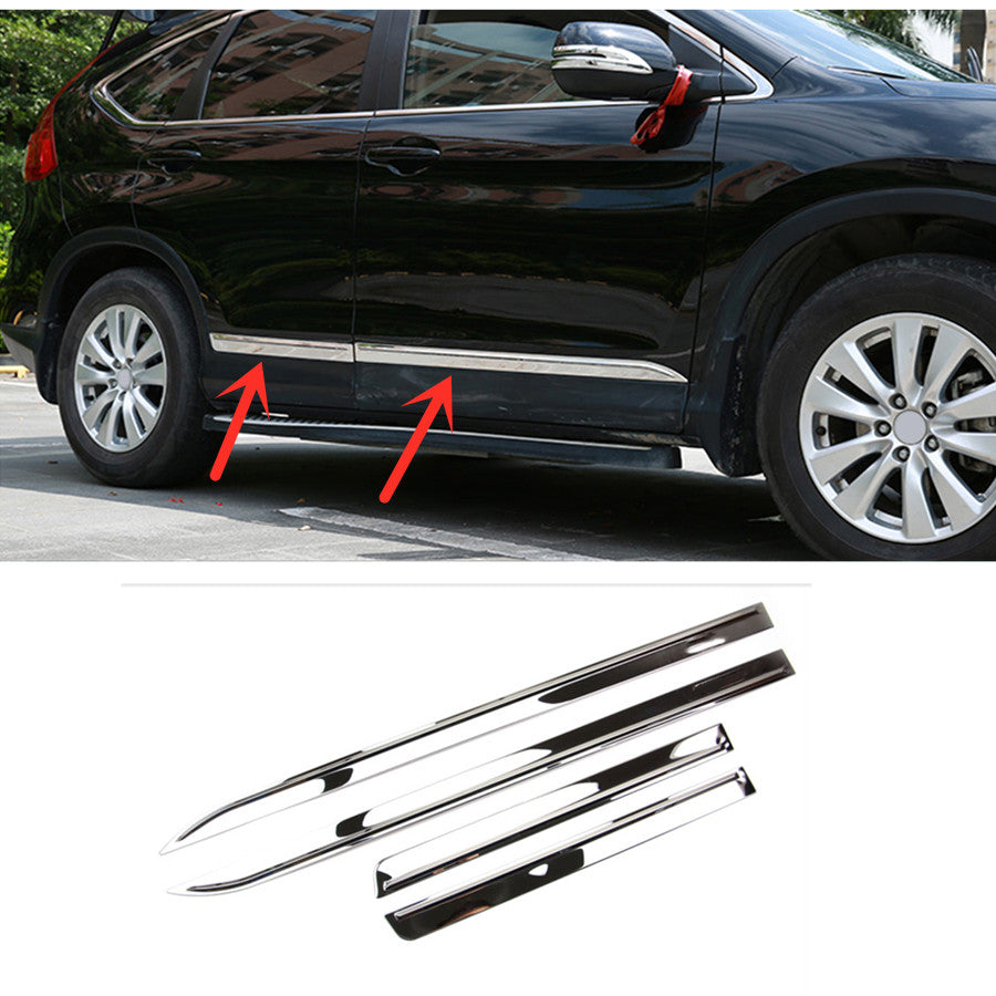 ABS CHROME body side molding trim (4 pieces) suitable for Honda CR-V (2012-2016)