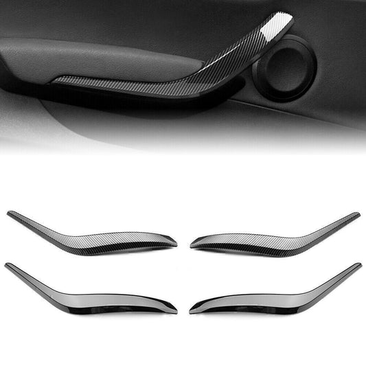 Car Inner Door Panel Handle Pull Trim Cover Fit for BMW X1 E84 2010-2016 2015 2014