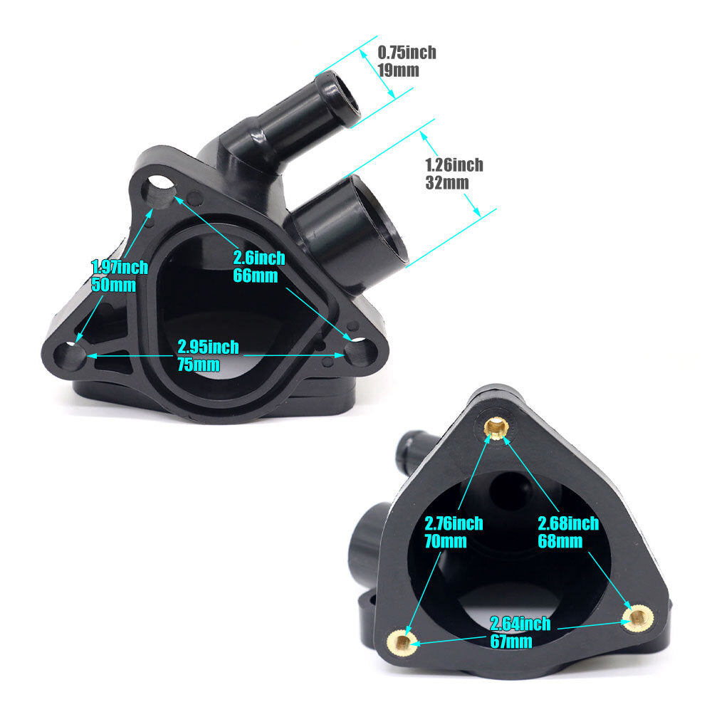 for Honda 1.7L 2.0L CR-V 2.4L for Acura for Civic RSX 2.0L Thermostat Housing Case US