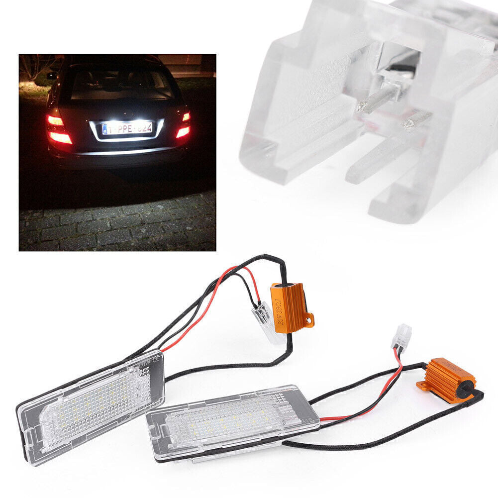 for VW Touran Touareg Polo for Jetta 2011-2012 2x LED Error License Plate Light
