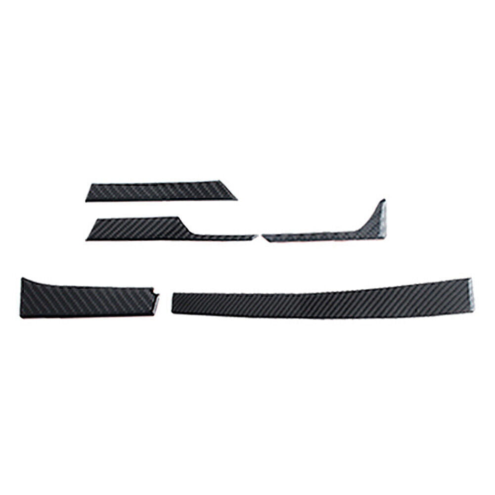 5x Carbon Fiber Interior Center Console Sticker Fit for Chevrolet Camaro 2016-20 17