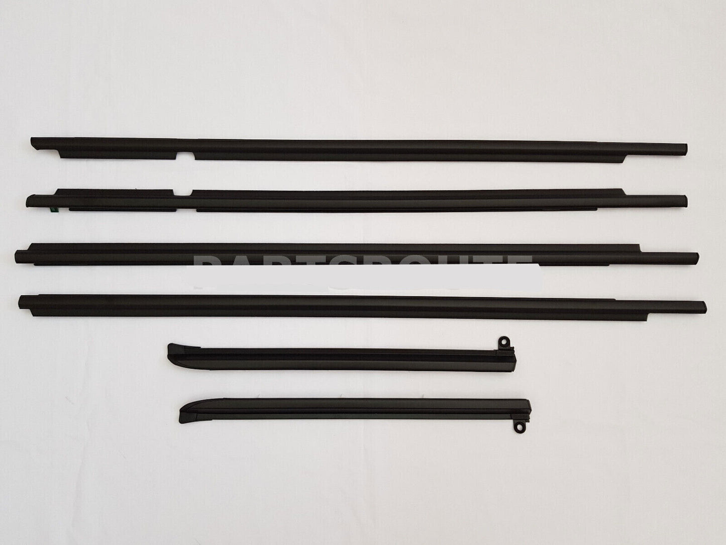 6x for Toyota Prado GX470 QuarterDoor Belt Moulding Black 2003-2009 Replace