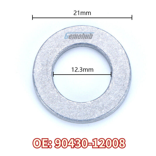 2x Transaxle Drain Plug Gasket For 2011-20 for Toyota for Sienna 14-2020 for Toyota for Corolla