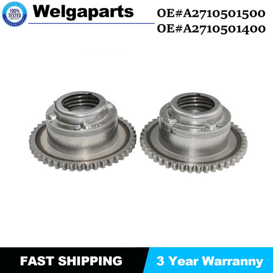 2¡Áfor Mercedes-Benz M271 W204 A2710501400 Camshaft Adjuster Gears Intake Exhaust
