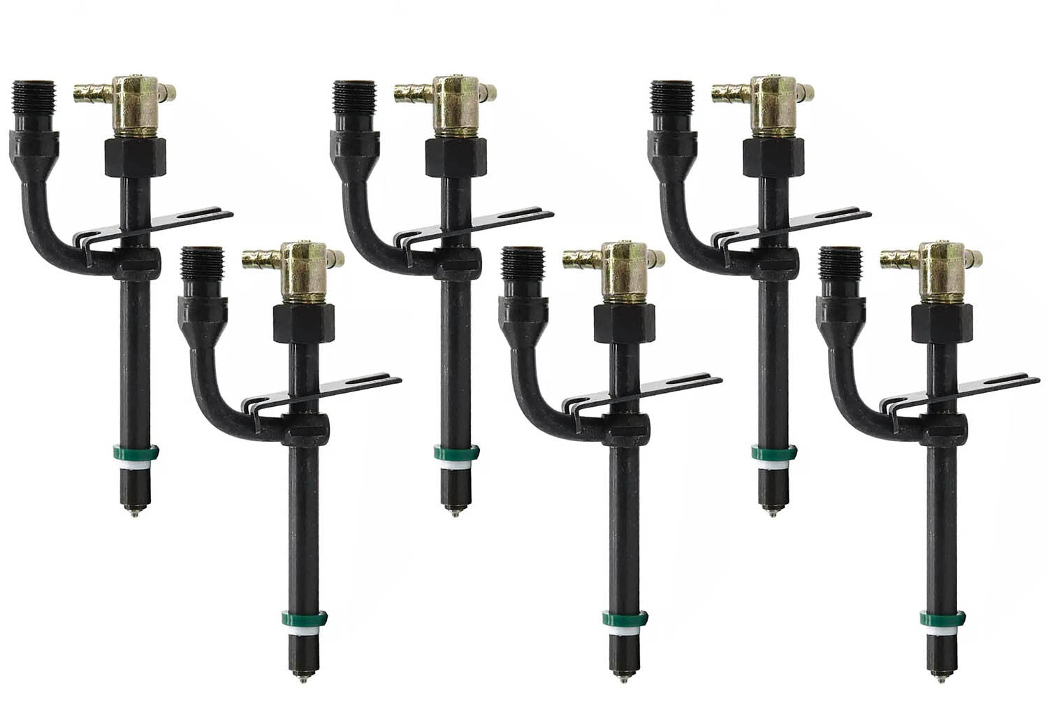 6X Pencil Fuel Injector 27127 27836 1739153000 for Kubota L2850F L3450DT Tractor