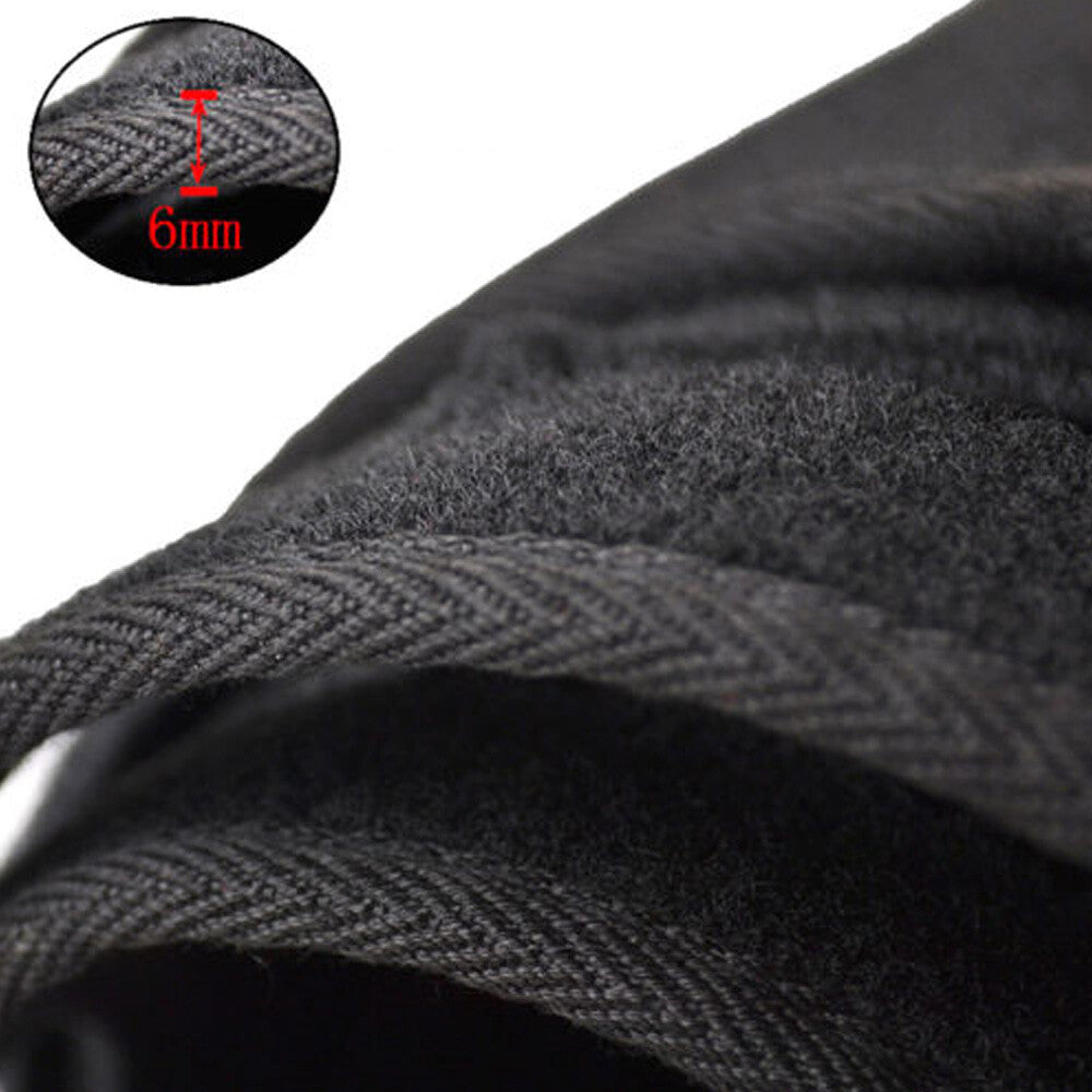 LHD Car Dashboard Carpet Sun Cover Mat Pad Black for Ford Fiesta MK7 2009 - 2017