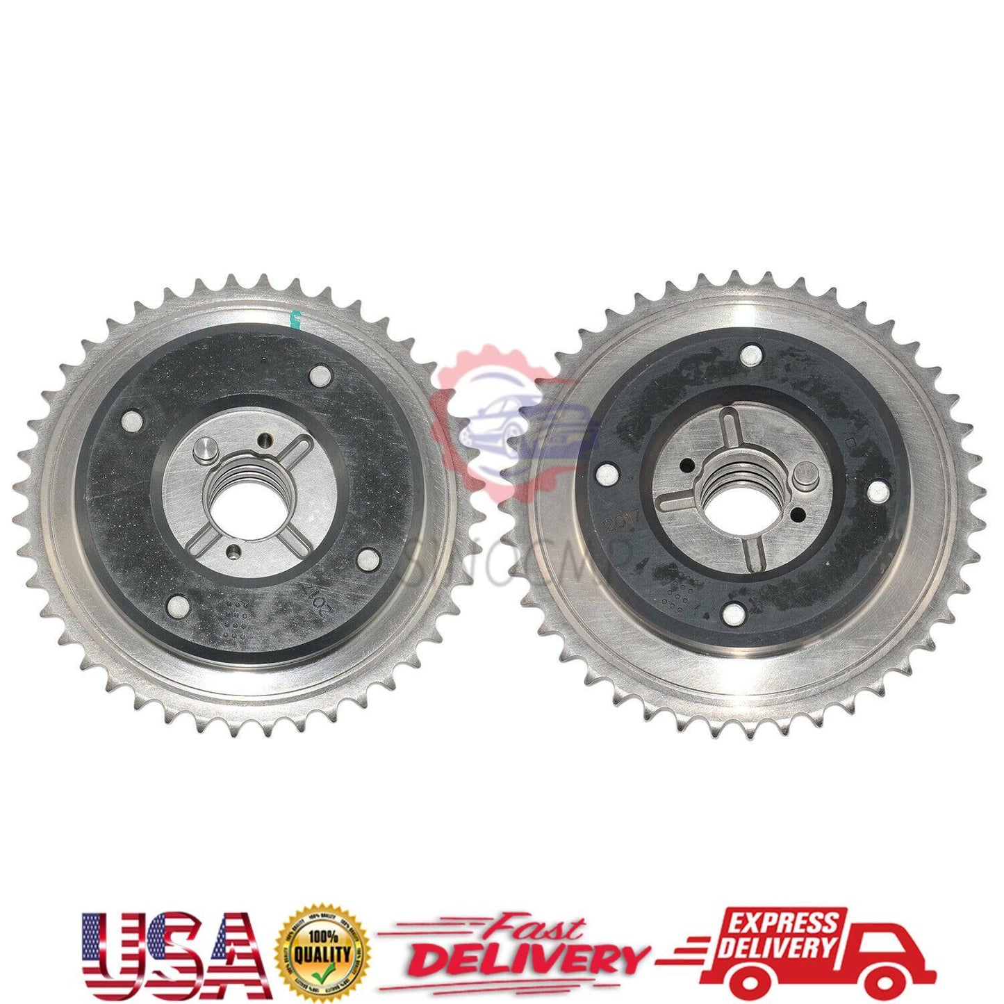 2pcs Camshaft Adjuster For 2710500900 2710500800 for Mercedes-Benz C230 Coupe/Sedan