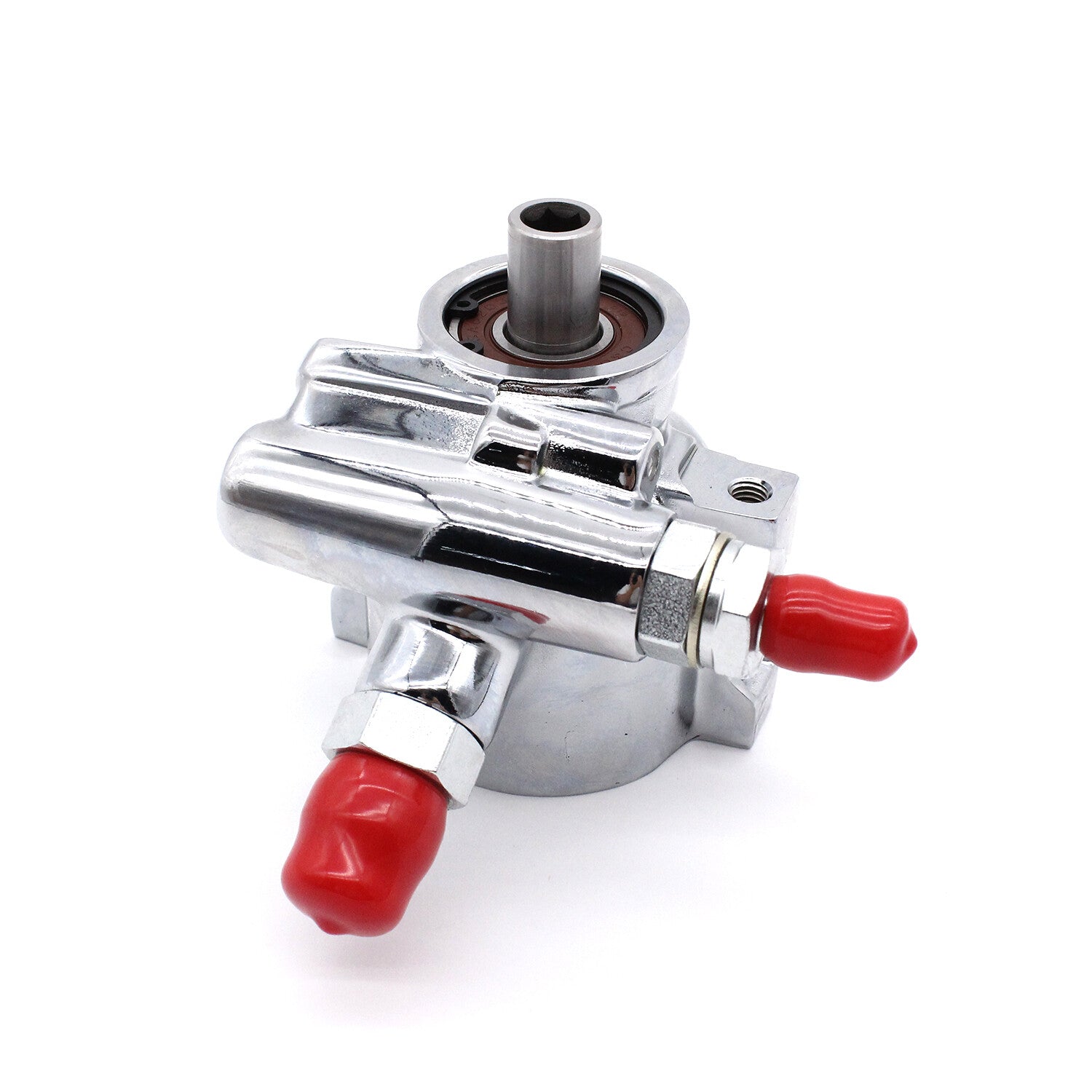 Remote Power Steering Pump Chrome Fits for Chevy GM 1980-01 Saginaw TC Type 2