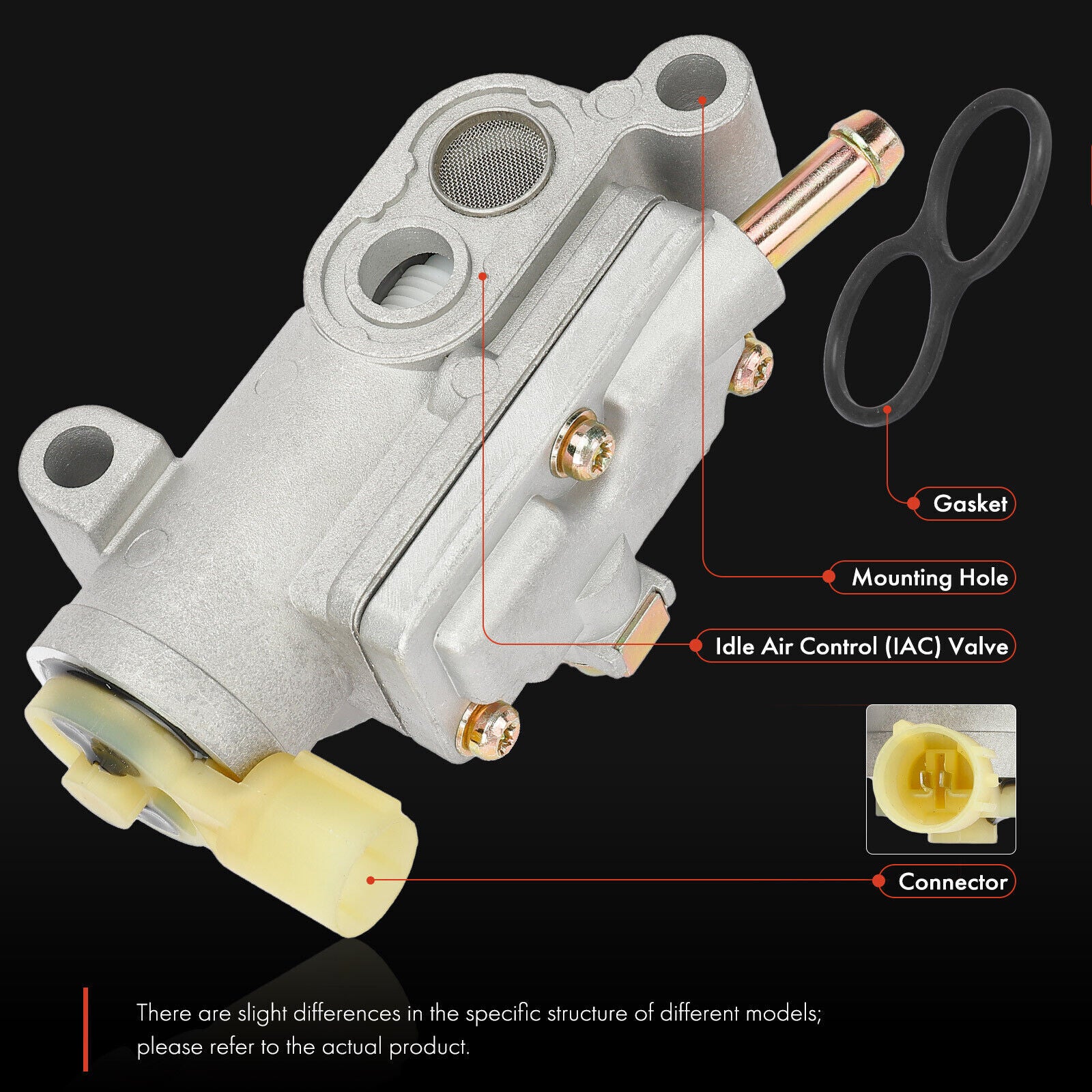 36450PW5A01 Idle Air Control Valve for Honda for Civic CRX 1988-1989-1991 L4 1.5L