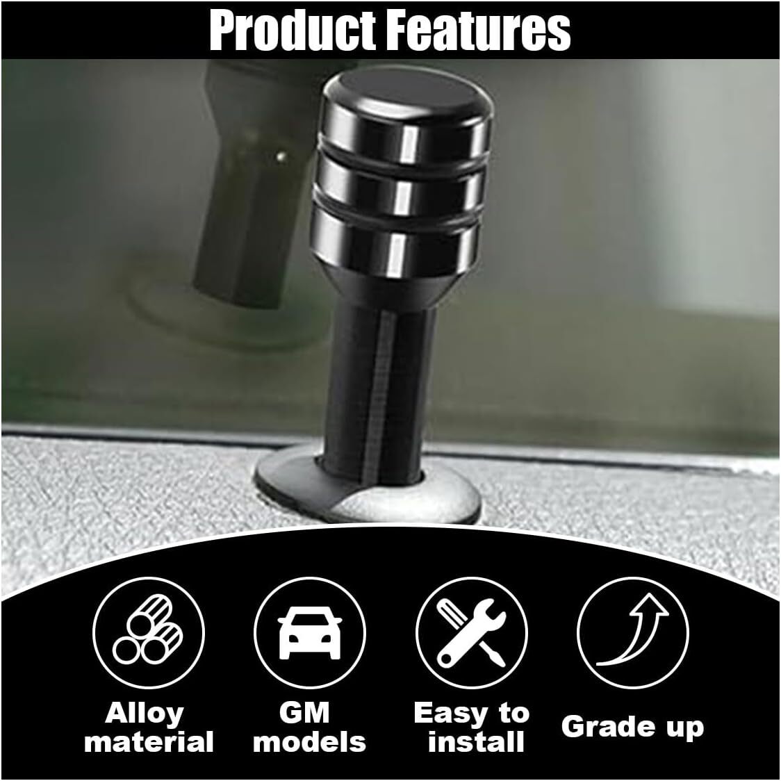 4PCS Auto Door Lock Knob Handle Pull Pins Car SUV Truck Interior Universal