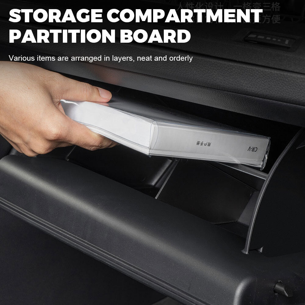 Glove Box Storage Organizer Divider Board Compartment for Honda CRV 2023-2024