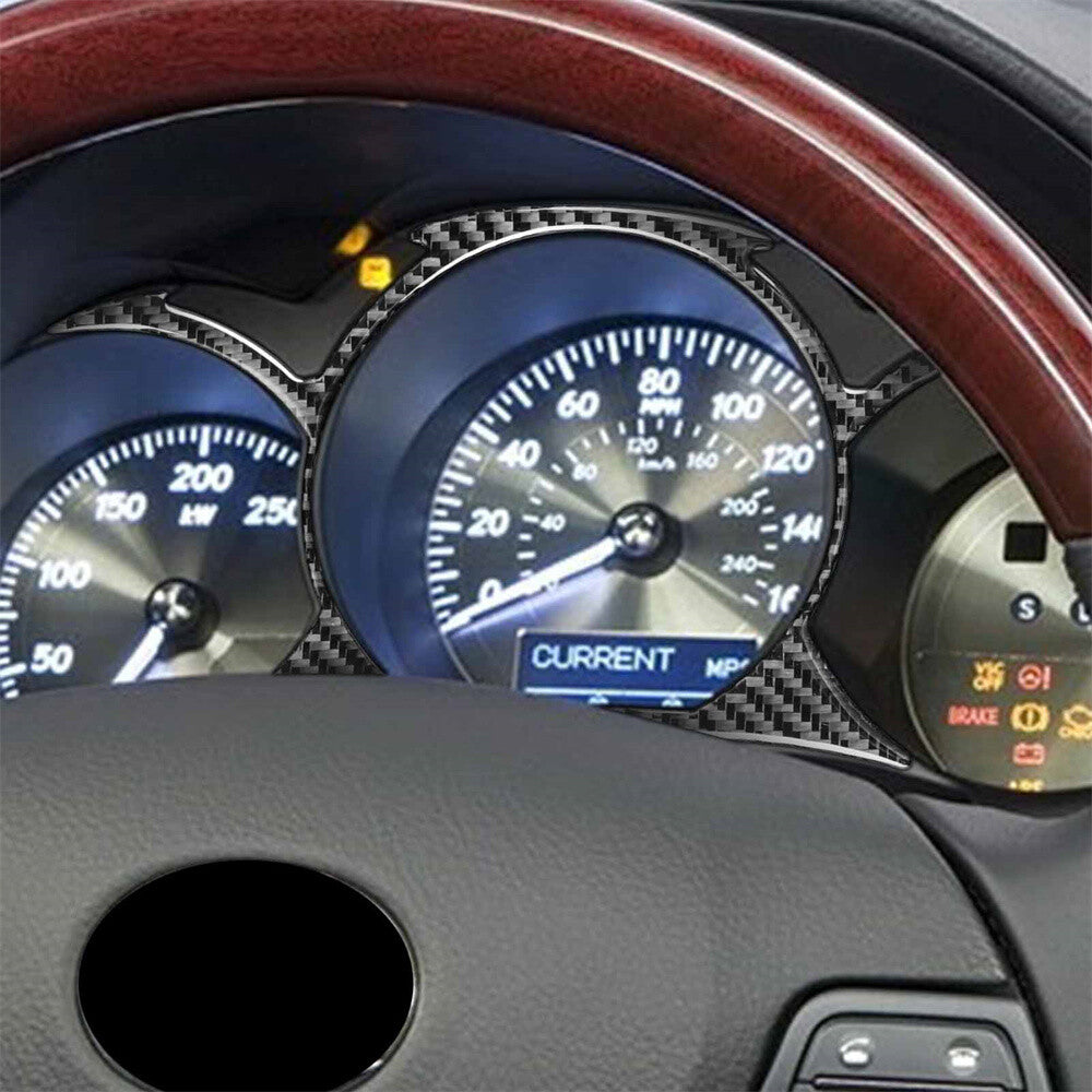Soft Carbon Fiber Interior Dashboard Speedometer Trim Fit For Luxus GS 2006-2011