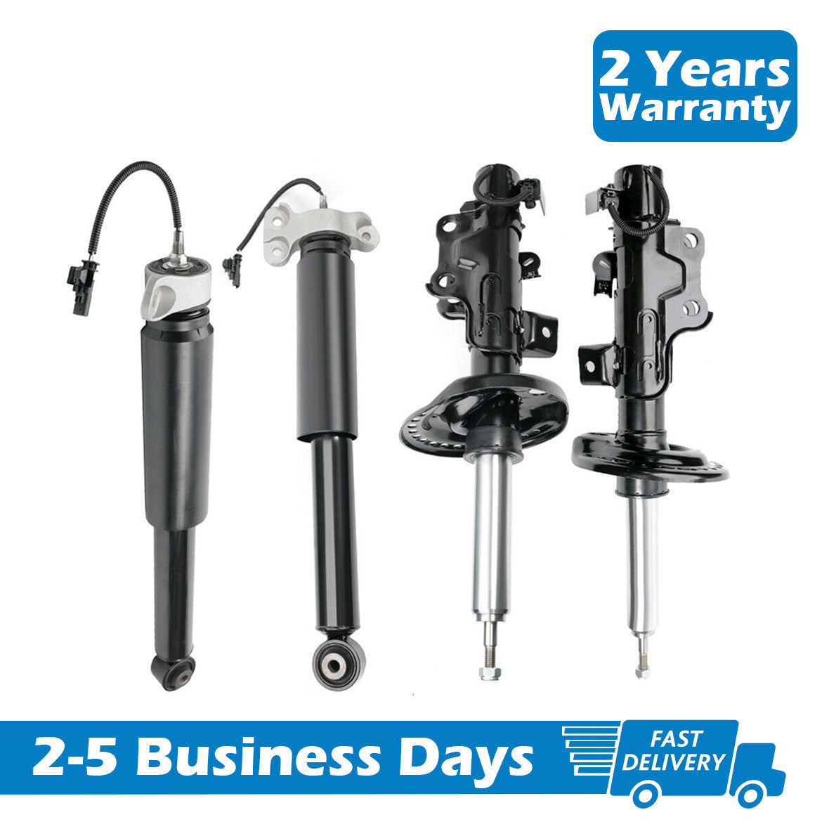 4-piece front and rear shock absorber struts with electric traction for Cadillac CTS RWD 2014-2019