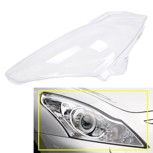 1pc Headlight Lens Cover Headlamp Shell for Infiniti G37 G35 G25 Q40