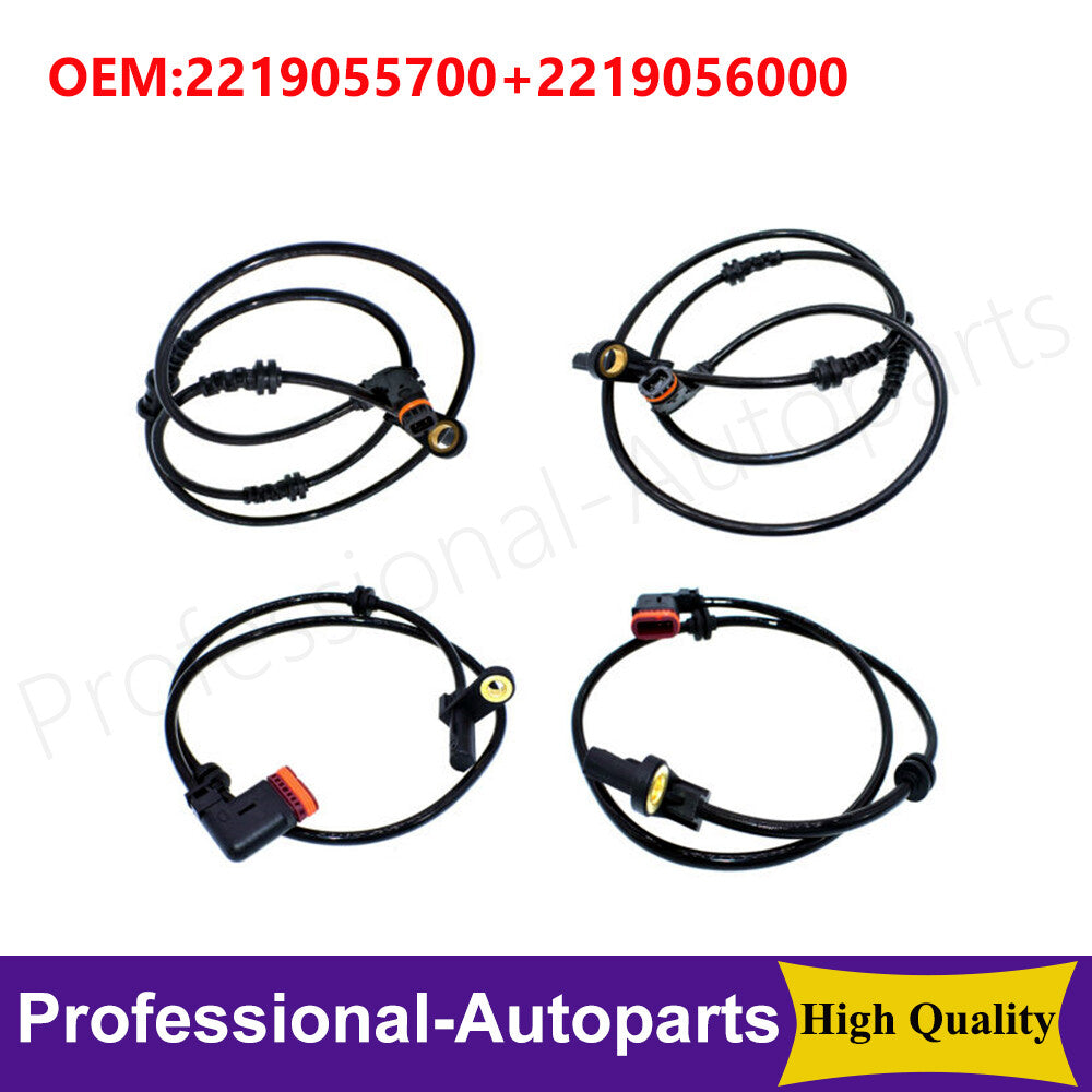 Set of 4PCS Front Rear ABS Wheel Speed Sensor for Mercedes W216 W221 ABS Sensor